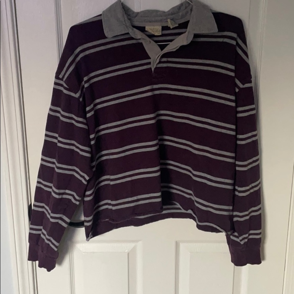 long sleeve polo shirt